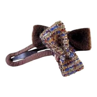 蝴蝶结鸭嘴夹高级感2025新款发夹女半扎一字抓夹安全鲨鱼夹子发饰