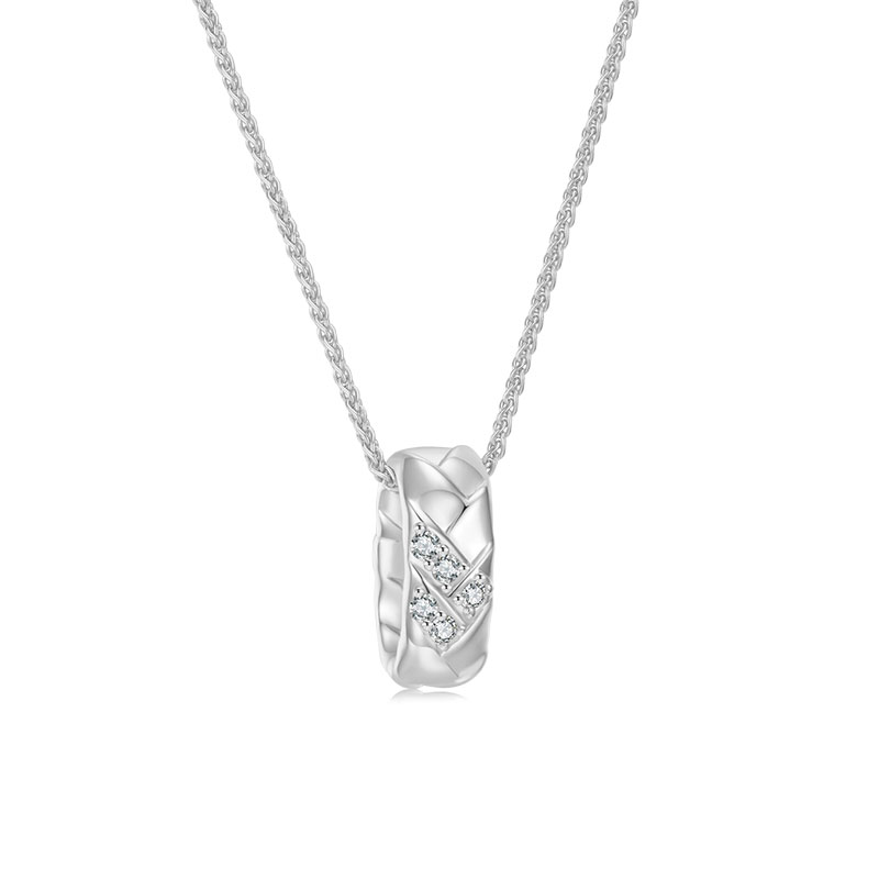 sanswood森吾《星光交汇》高级感通勤项链轻奢小众镶钻锁骨链通勤