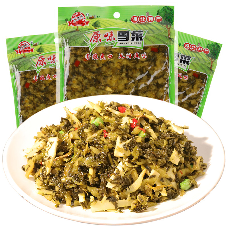华光村雪菜30袋248g香脆雪里蕻咸菜大全开胃下饭菜酱腌菜湖北特产