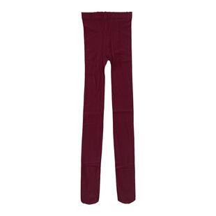 暗红色丝袜红色女秋冬大红复古长筒打底裤连裤袜酒红色安哥拉红