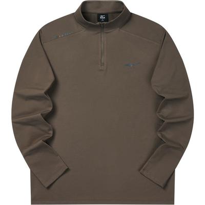 erke/鸿星尔克加绒速干衣长袖t恤