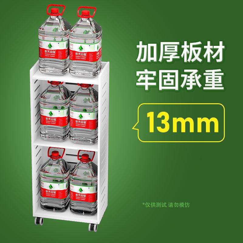 可移动书架置物架学生简易多层家用带轮桌边家用儿童阅读收纳架