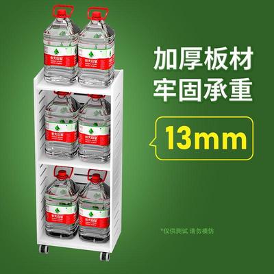 可移动书架置物架学生简易多层家用带轮桌边家用儿童阅读收纳架