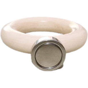 原木风磁吸木环磁吸装饰手工diy冰箱贴画框装饰空气凤梨支架底座