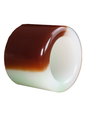 和田玉糖料玉石扳指戒指