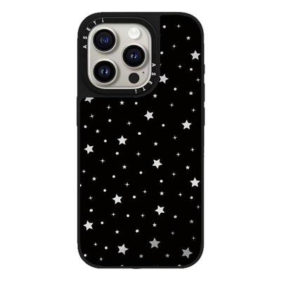 CASETiFiY联名黑色满屏小星星白十字花17pro适用于iPhone16promax苹果15plus手机壳14磁吸13华强北平替潮壳女