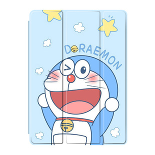 适用ipad保护套10.2英寸56三折mini6气囊笔槽Air4/5防摔pro11新款Pad10代pro12.9卡通air3全包mini123防摔壳