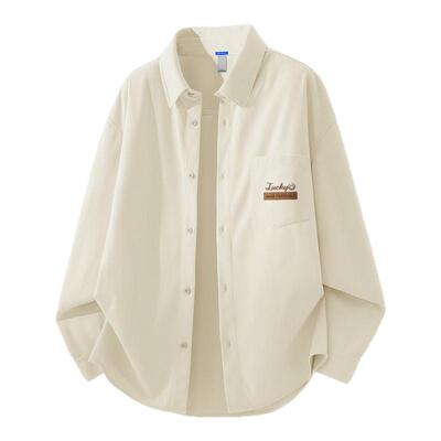 马克华菲灯芯绒衬衫男士春秋季