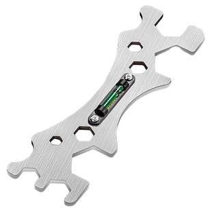 多功能卫浴扳手通用花洒淋浴专用安装工具曲角龙头水平仪六角神器