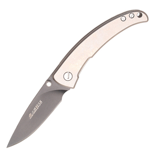 67度M42粉末钢DC53小刀折叠刀便携水果刀户外生存折刀拆开快递刀