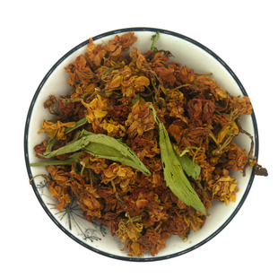 天然百花益寿茶罗汉果花山蜜草甜叶菊三合一组合花茶凉茶500克包