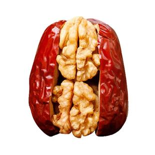 新疆红枣夹核桃500g独立包装和田大枣加4片核桃仁礼盒装大礼包