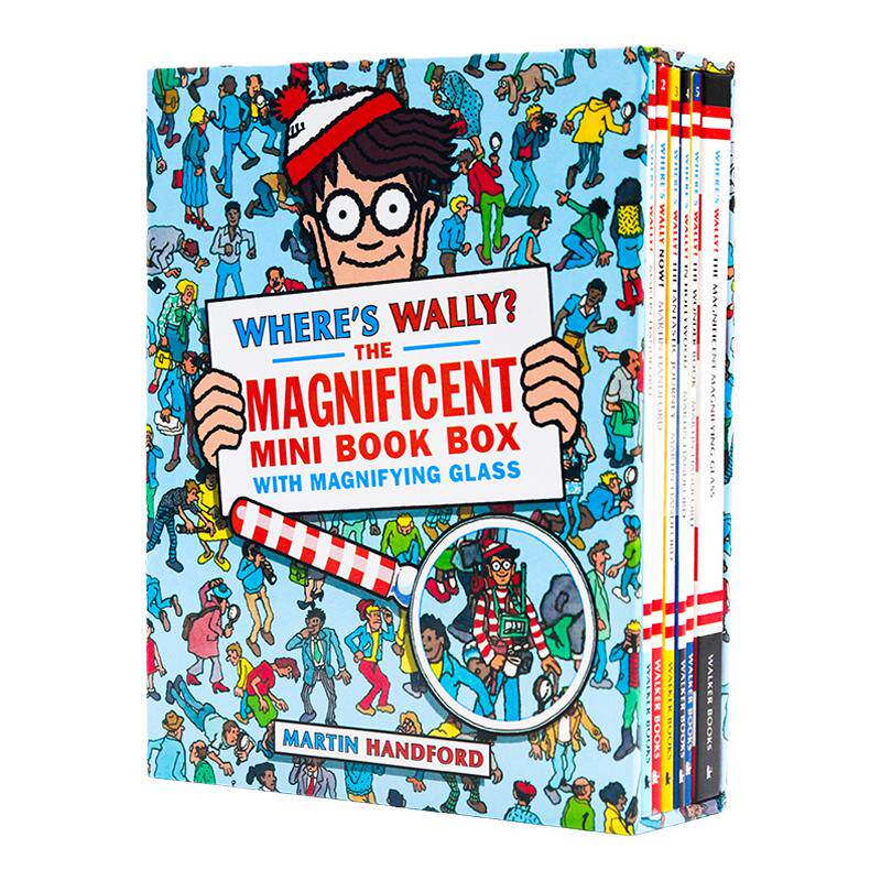威利在哪里盒装 Where's Wally? The Magnificent Mini Book Box英文原版绘本 找一找 迷你书 培养孩子专注力观察力平装 英语启蒙