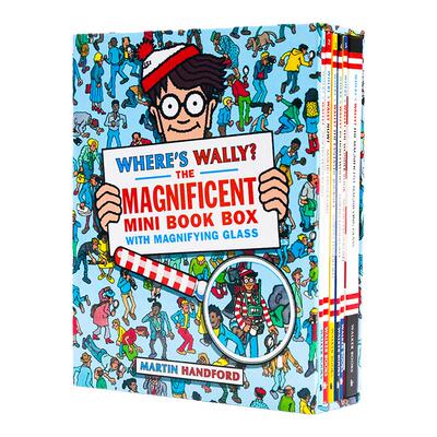 威利在哪里盒装 Where's Wally? The Magnificent Mini Book Box英文原版绘本 找一找 迷你书 培养孩子专注力观察力平装 英语启蒙