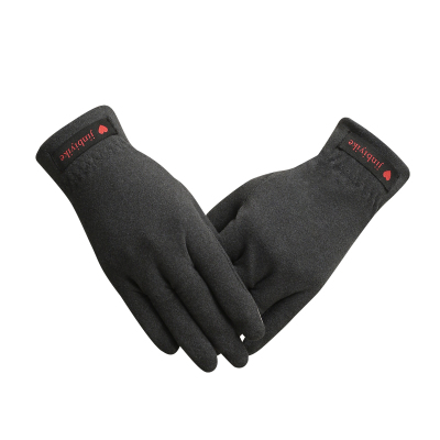 秋冬季男女全指保暖手套发热绒