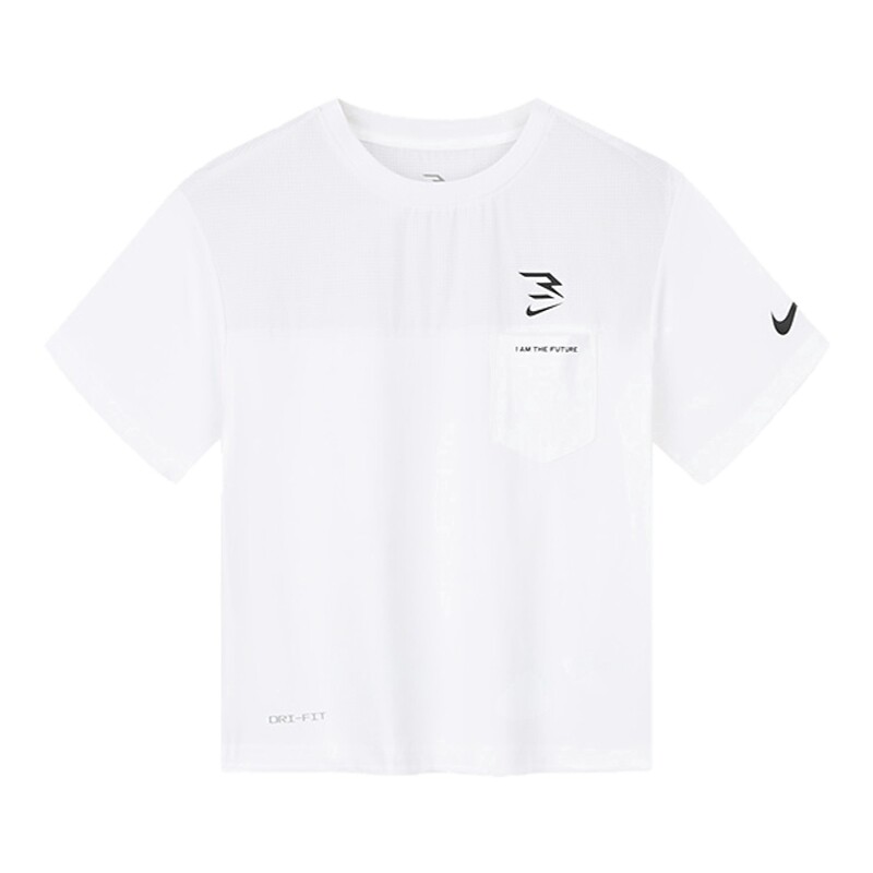 【速干】Nike 3brand童装儿童短袖T恤2026夏季新款男女童白t上衣