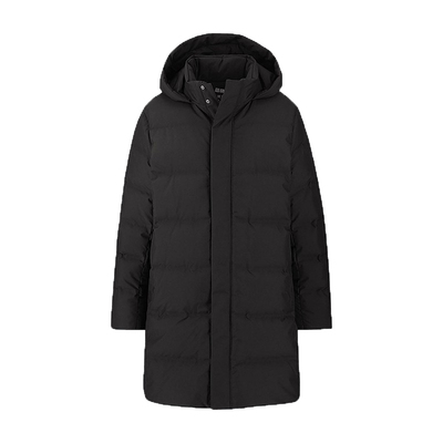 优无缝羽绒服男中长款