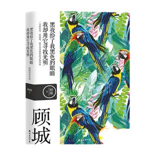 顾城诗集彩插珍藏版 黑夜给了我黑色的眼睛 朦胧诗人顾城的诗顾城的画顾城的书精选全集 青春文学诗歌全集汪国真海子徐志摩正版