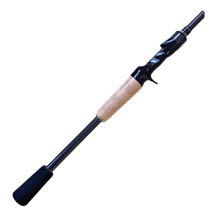 路亚怪兽鳜鱼竿独两节竞技虫竿直枪柄黑坑路亚杆轻量化高感度衡羽