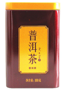 天方授权监制100g听装普洱茶熟茶