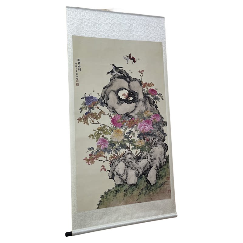 国画花鸟居廉富贵头图学习工笔