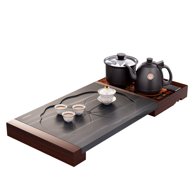 金灶石茶盘全自动套装一体茶台