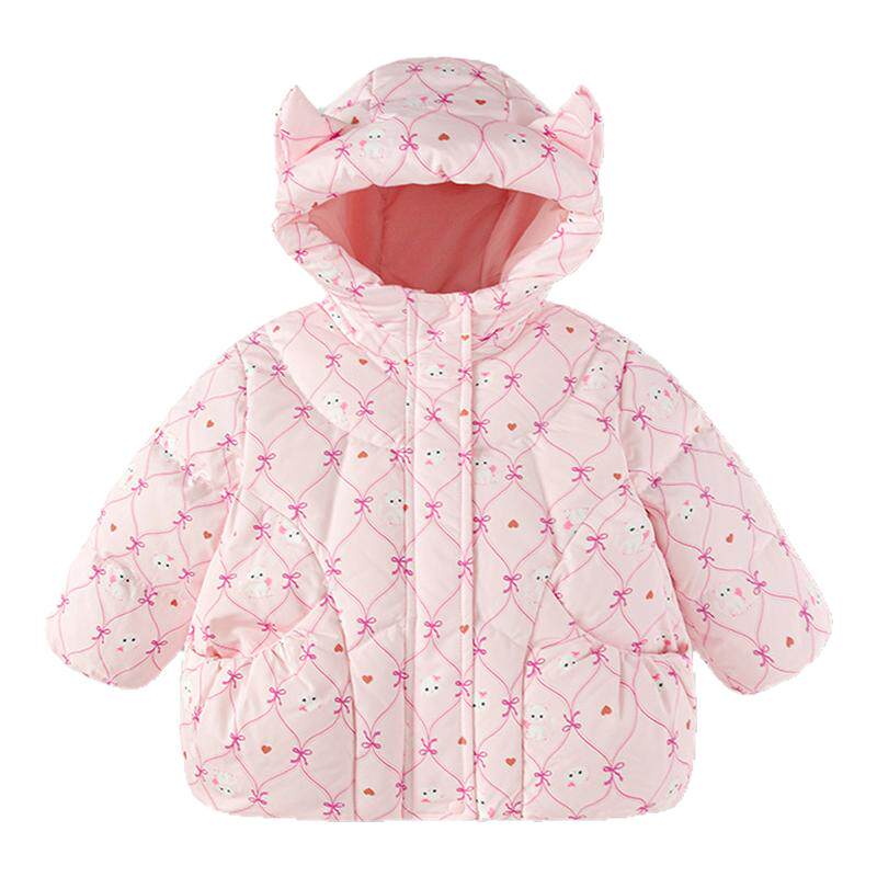 巴拉巴拉羽绒服女童冬装连帽外套