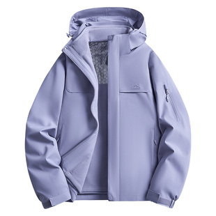 『PIERCDW帕瑞萨』新款三合一可拆户外冲锋衣男女冬情侣登山外套