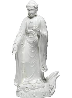 微美陶瓷16寸接引佛摆件