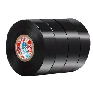 电工专用高粘度电工绝缘胶布防水阻燃PVC大卷电工用胶带超薄黑色