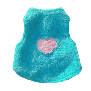 袋袋猫 奶油夹心~软绵绵马卡龙加厚马甲猫咪衣服比熊泰迪冬季棉衣