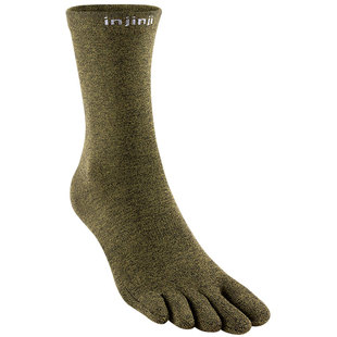 injinji内衬袜五指袜coolmax长筒袜徒步运动速干双层袜里层五趾袜