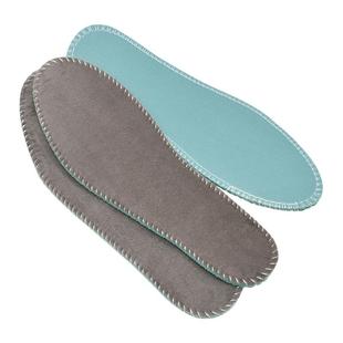 秋冬季薄绒保暖鞋垫女软底舒适吸汗可水洗毛毛棉鞋垫小白运动鞋轻