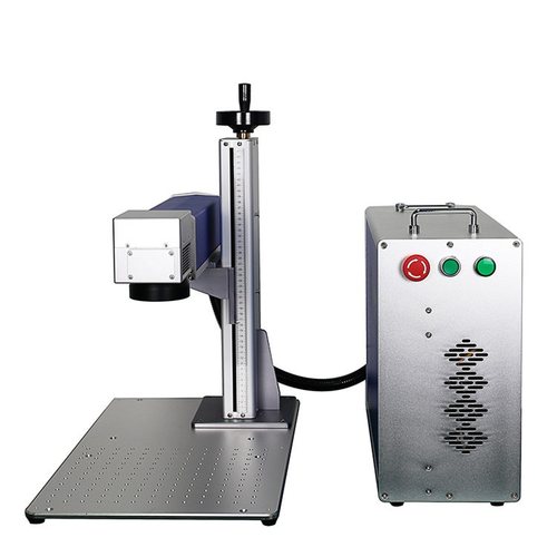 聚广恒20W桌面镭雕机 激光打标机机柜 光纤分体机 小字符激光机