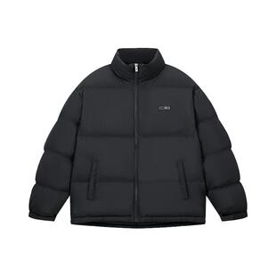 BONELESS冬季90白鸭绒品牌字母羽绒服外套男保暖美式面包服