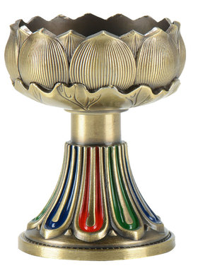 酥油灯座合金民族风客厅