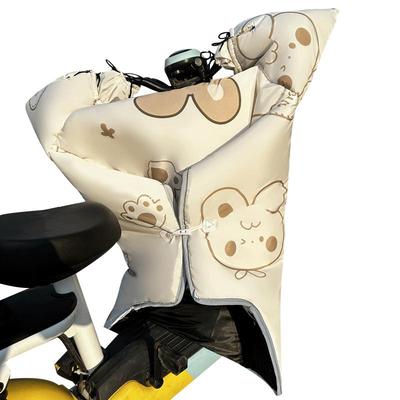 睡衣绒电动车挡风被冬季加绒加厚