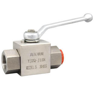 304不锈钢高压球阀KHB英制公制内螺纹液压球阀YJZQ耐高温开关阀门