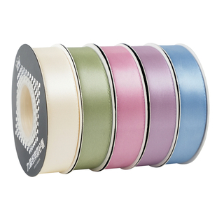 焙色2cm双面加密丝带花束包装纯色缎带蝴蝶结手工diy痛包发饰彩带