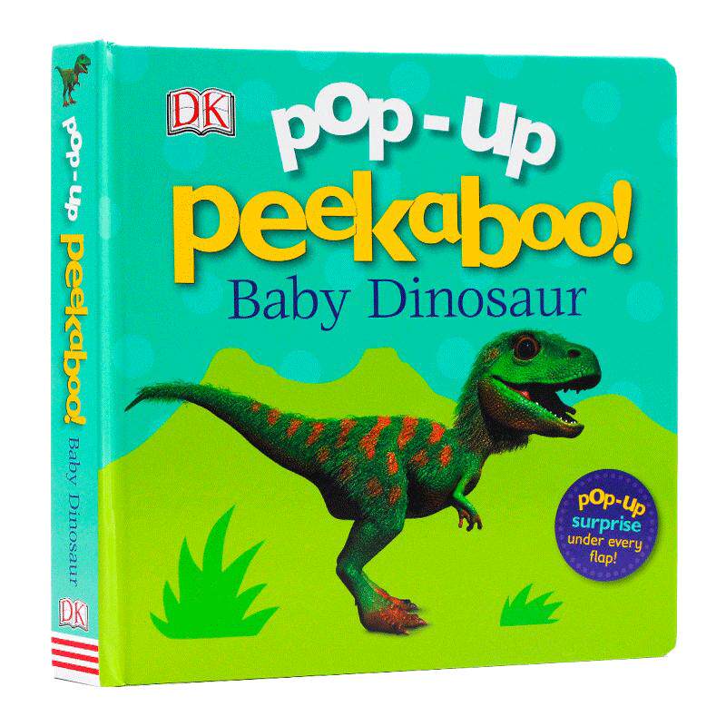现货DK儿童书系列 恐龙立体书 Pop-Up Peekaboo Baby Dinosaur英文原版绘本 躲猫猫立体纸板翻翻书 儿童恐龙科普百科英语启蒙绘本