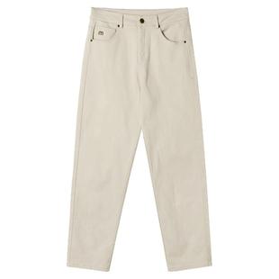 Outlets专柜撤柜正品 HA冬装2025新款高腰微弹长裤一粒扣休闲裤女