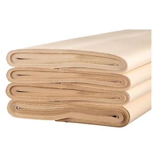 六品堂 仿古毛边纸书法练习专用无格宣纸竹浆元书纸半 手工加厚半生半熟四尺书法用纸作品纸初学者毛笔字竹纸