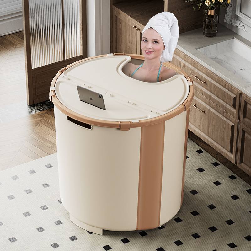 家用免安装浴桶成人号可折叠多功能浴缸洗澡泡澡大儿童桶洗澡盆桶