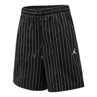 NIKE耐克男子夏季运动休闲条纹印花时尚五分裤篮球短裤IR6303-010