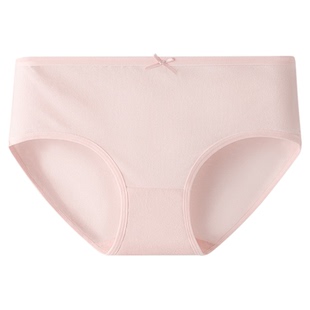 st内裤纯棉女7A抗菌无痕舒适透气中腰三角裤高弹包臀A类纯棉内裤