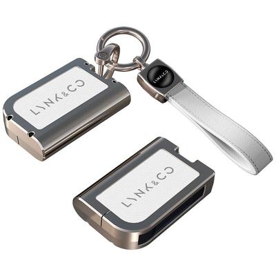 适用于领克钥匙套带标金属壳