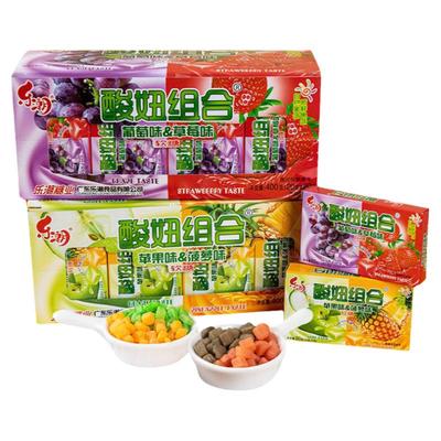 乐潮酸妞组合水果味软糖