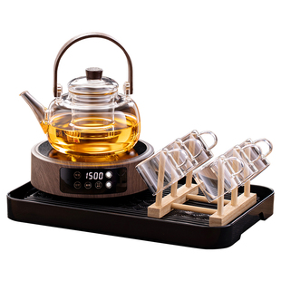 玻璃煮茶壶功夫茶具套装2026新款提梁电陶炉烧水壶电热炉泡茶专用