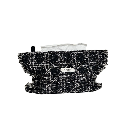 BACKTO卜凸法式轻奢纸巾袋复古布艺客厅桌面装饰车载收纳纸巾盒