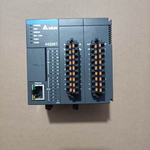 溢价-台达PLC，型号AS228T-A，成色95新，装机无忧，